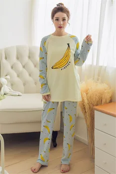 

Womens Pajamas Sets Pyjamas Women Girl Pajama Sets Cartoon Sleepwear Pajamas for women Long-Sleeved Tracksuit