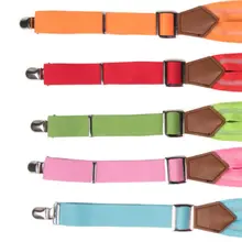 Мужские Универсальные светодиодные полосы с подтяжками y-образная карамельный цвет регулируемые брюки для бега для верховой езды подтяжки сильный зажим вечерние принадлежности