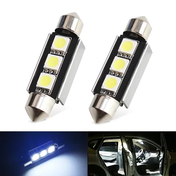 

2x Car LED Dome Lamp three Point festoon light Reading Bulb 31/36/39/41mm Interior Atmosphere Lights Boot lights Universal