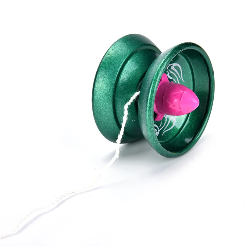 

Professional Design Bearing String Yo-Yo Ball Trick Random Color Boys Kid Aluminum Alloy yo yo Toys