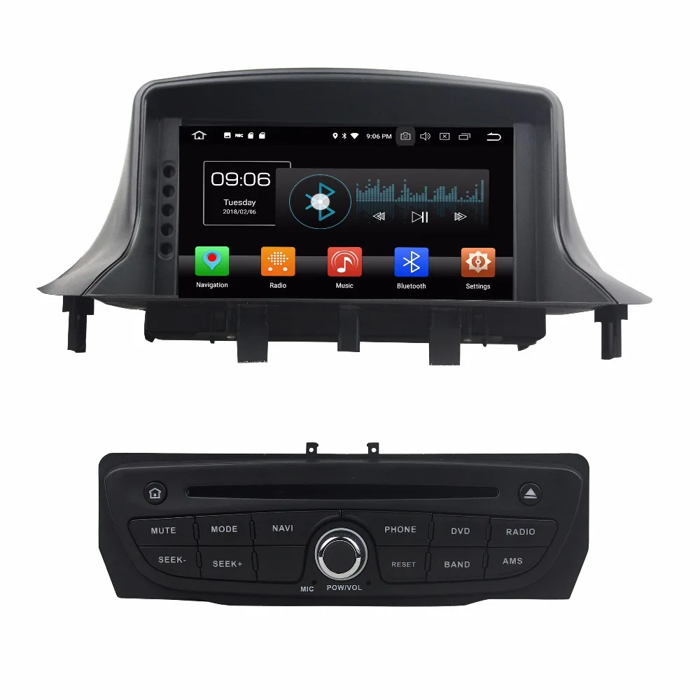 

KLYDE 7" separate 8 Core Android 8.0 Car DVD Player For RENAULT Megane III Fluence 2009-2016 Car Audio Stereo Multimedia Player