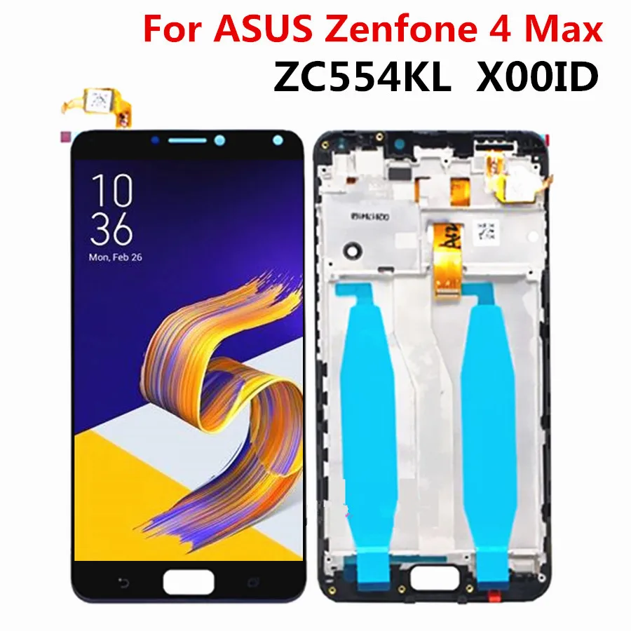 5 ''для Asus Zenfone 4 Max ZC554KL ЖК-дисплей с сенсорной панелью дигитайзер в сборе