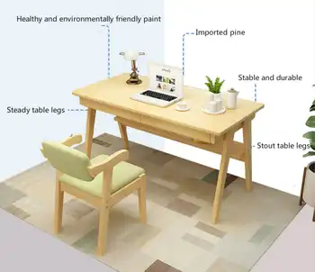 Simple Style Household Computer Table Student Study Desk