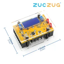 10A DC-DC Adjustable LCD Dual Display CC CV Step-down Power Supply Module Short Circuit Protection+ Case DC-DC Boost Converter
