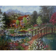 5D DIY Алмазная картина полный квадрат Фото Пользовательские лесные пейзажи 3D вышивка крестиком Мозаика Декор наборы для вышивки крестом