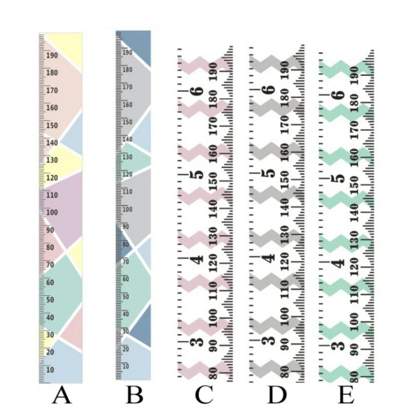 1 шт. простой цвет Макарон Детская высота линейка настенный измерение высоты украшение дома настенные художественные украшения