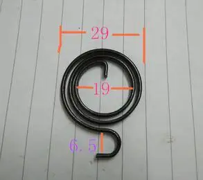 Manufacture Custom spring steel for door handles coated black