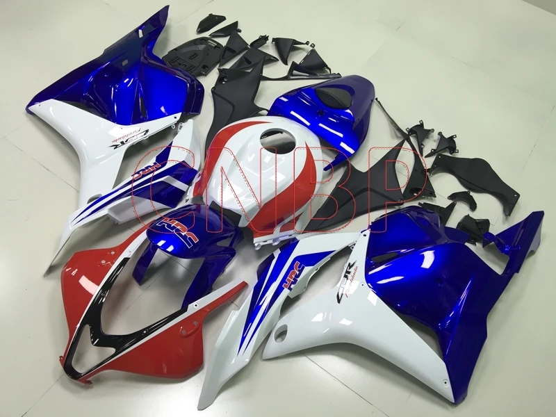 Пластиковые обтекатели CBR 600 RR 2009-2012 синий белый красный обтекатель Abs 2011