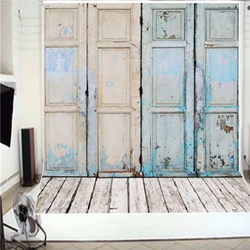 

5x7FT Photo Backdrop Vintage Wood Door Studio Photography Props Background Take Props Photobooth Props Art Cloth Decorations