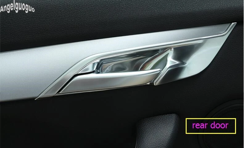 Для BMW X1 F48 2016 18 Автомобильный интерьер дверная ручка Чаша Крышка отделка блесток