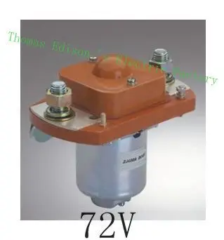 

NO (normally open) style Coil Voltage 72V ZJ400A 400A DC Contactor for motor forklift electromobile grab wehicle car winch