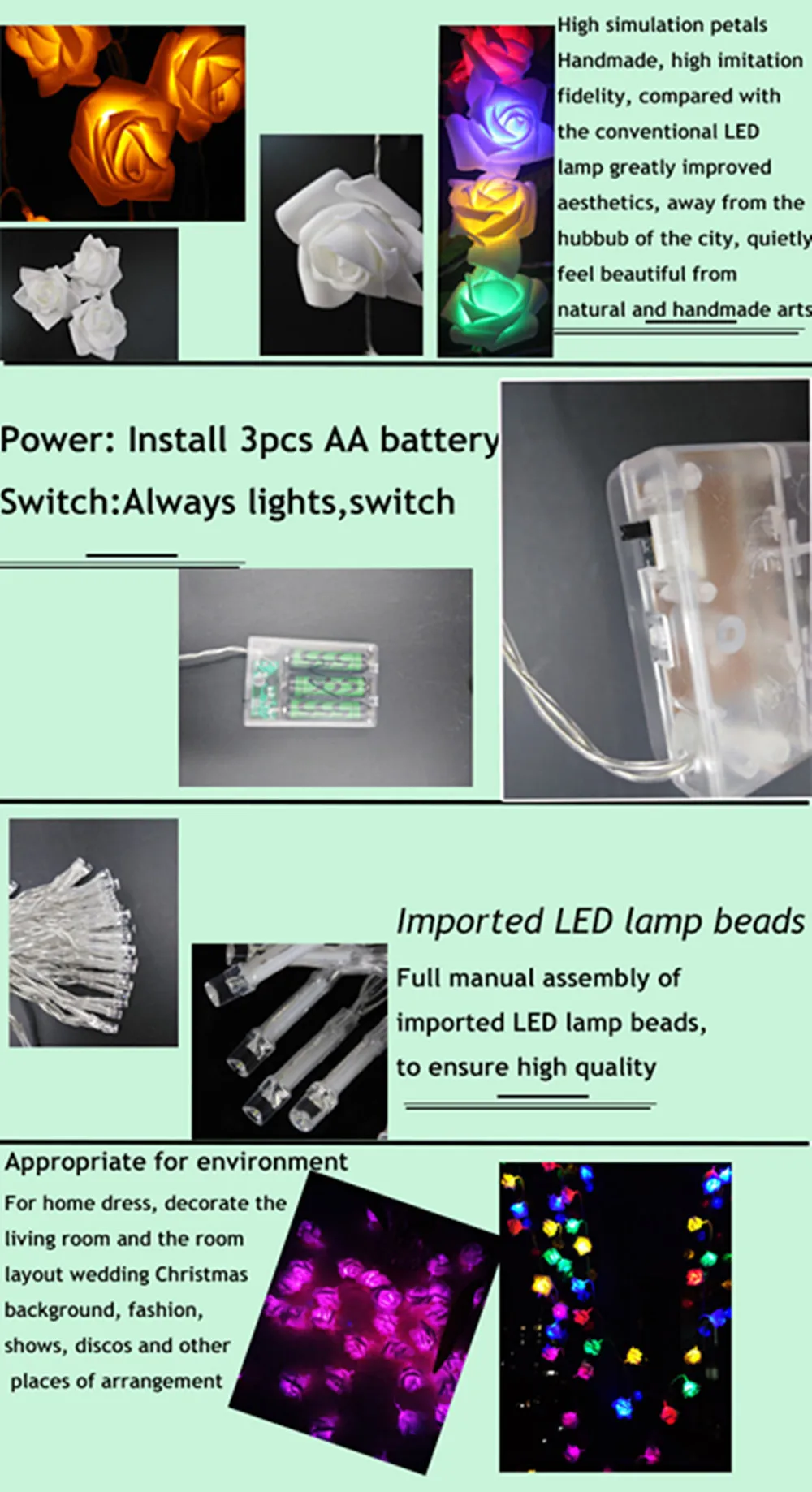 battery rose led string lights (1)_