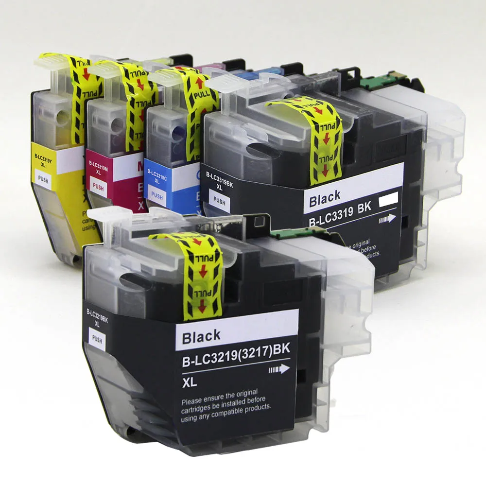 1Set+Black Compatible ink cartridge LC3319 LC3319XL for Brother MFC
