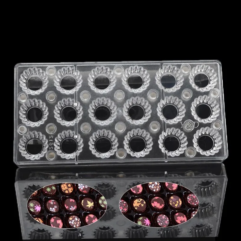 Цветочные горшки круглые магнитные пластиковые Переводные формы поликарбонатные ПК шоколадные формы для выпечки магниты ручной работы DIY