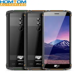 Зоджи Z9 4G смартфон 5,7 "Android 8,1 Helio P23 Восьмиядерный 6 ГБ и 64 Гб 21.0MP Камера с отпечатком пальцев-C 5500 mAh IP68 Водонепроницаемый