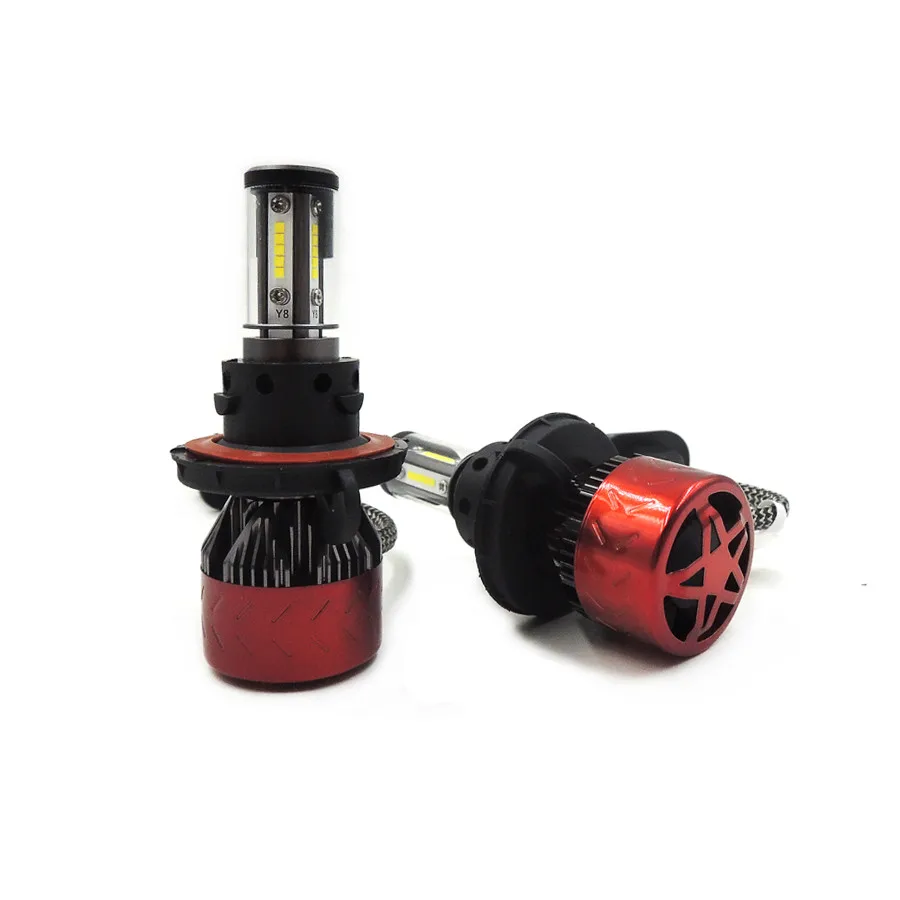 Большая Акция! H13 9008 9004 9007 пара Y8 Turbo Cree CSP чип светодиодный комплект фар 180 Вт