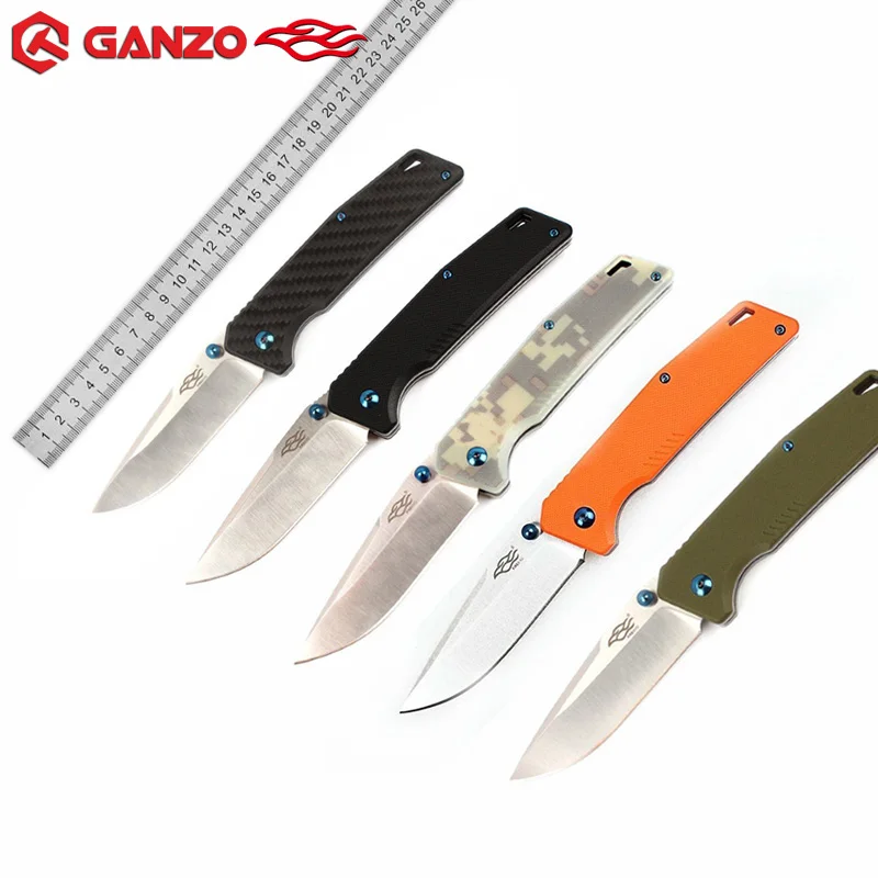 FB7601 Топ Ganzo EDC Складной нож 440C Лезвие G10 Ручка для охоты кемпинга выживания