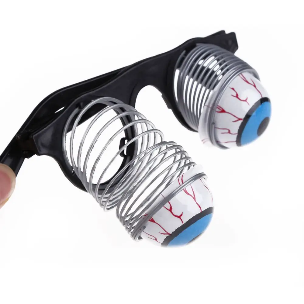 1Pcs Halloween Funny Personality Scary Eyeball Dropping Glasses