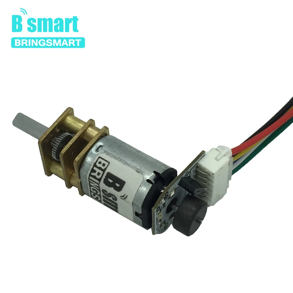 

Bringsmart Encoder GB12-N20B DC 3V High Speed 20-1500rpm Gear Motor 6v Reducion DC Encoding Motor All Metal Gear Machine