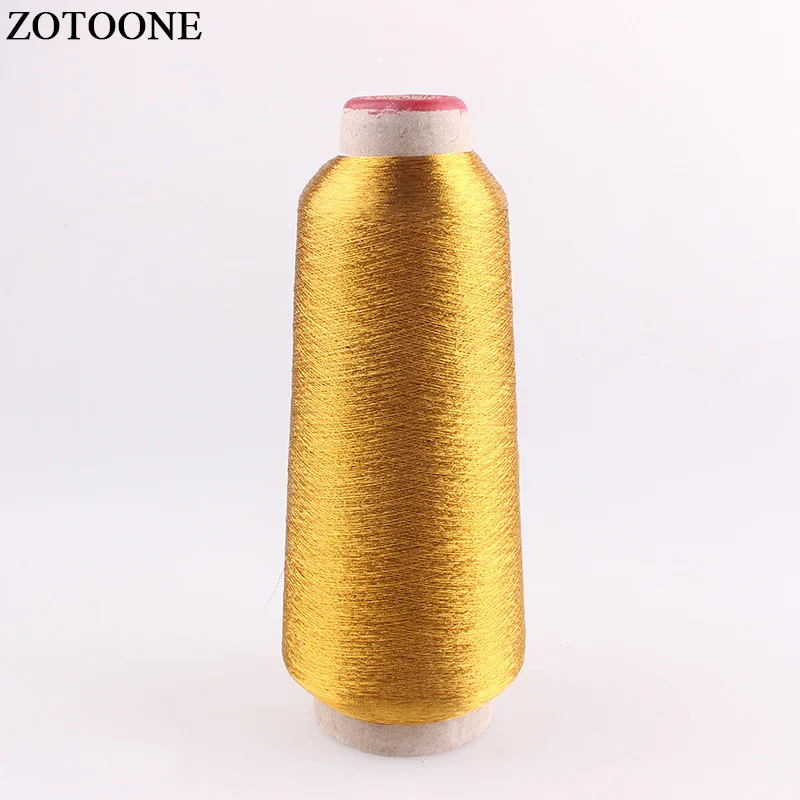 SE0048 ZOTOONE 3500 м/рулон DMC нить металлик DIY швейная ткань аксессуары для одежды вышивка Золотые Нитки для шитья устройство для поделок - Цвет: SE0048
