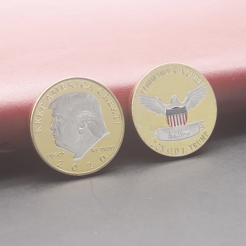 2020 gold & sliver trump coin
