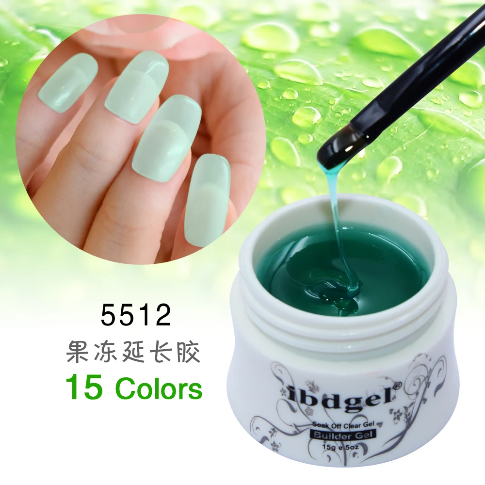 3 Pcs IBDGEL Builder Gel Acrylic Nail Gel Jelly UV Salon Profesional Extension Nail Gel Polish gel for nail extensions