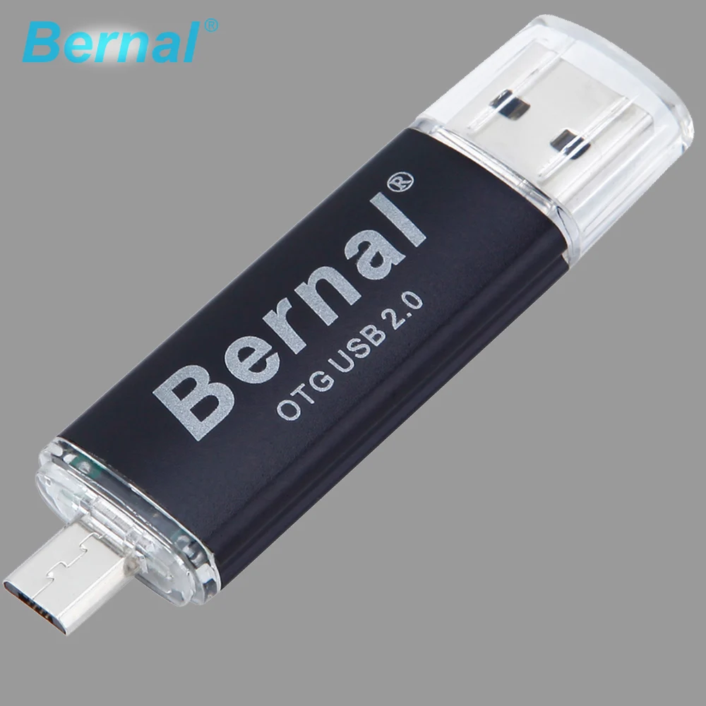 Bernal цветной OTG USB флеш накопитель 8 Гб металлический смартфон usb флешка 4 ГБ 16 32 64