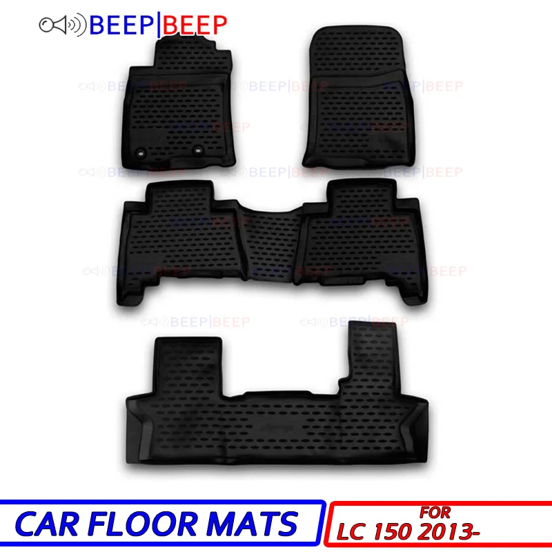 

For Toyota Land Cruiser Prado 150 2013- car floot mats carpets auto floor mats car styling interior decoration