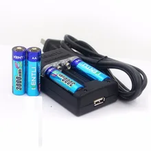 KENTLI 4pcs1. 5 v AA батарея 3000mWh AA литий-ионная полимерная литиевая батарея+ 1 шт. быстрое зарядное устройство