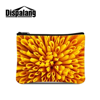 

Dispalang lightning yellow floral women's coin purse girls stylish mini money bag high quality ladies new shopping wallet clutch