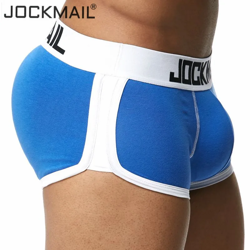 JOCKMAIL Брендовое сексуальное мужское нижнее белье боксерские шорты для геев