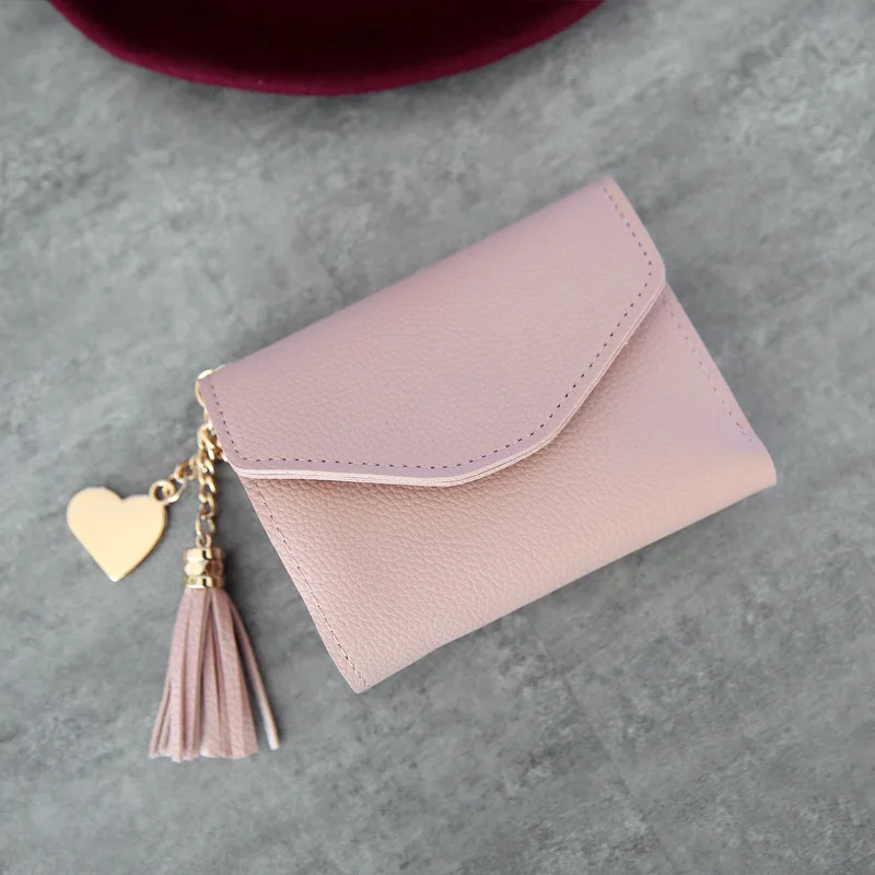 

Brand Designer Small Coin Purses Leather Wallets Women Short Hasp Luxury Wallets Female Money Credit Card Holders Clutch Bags
