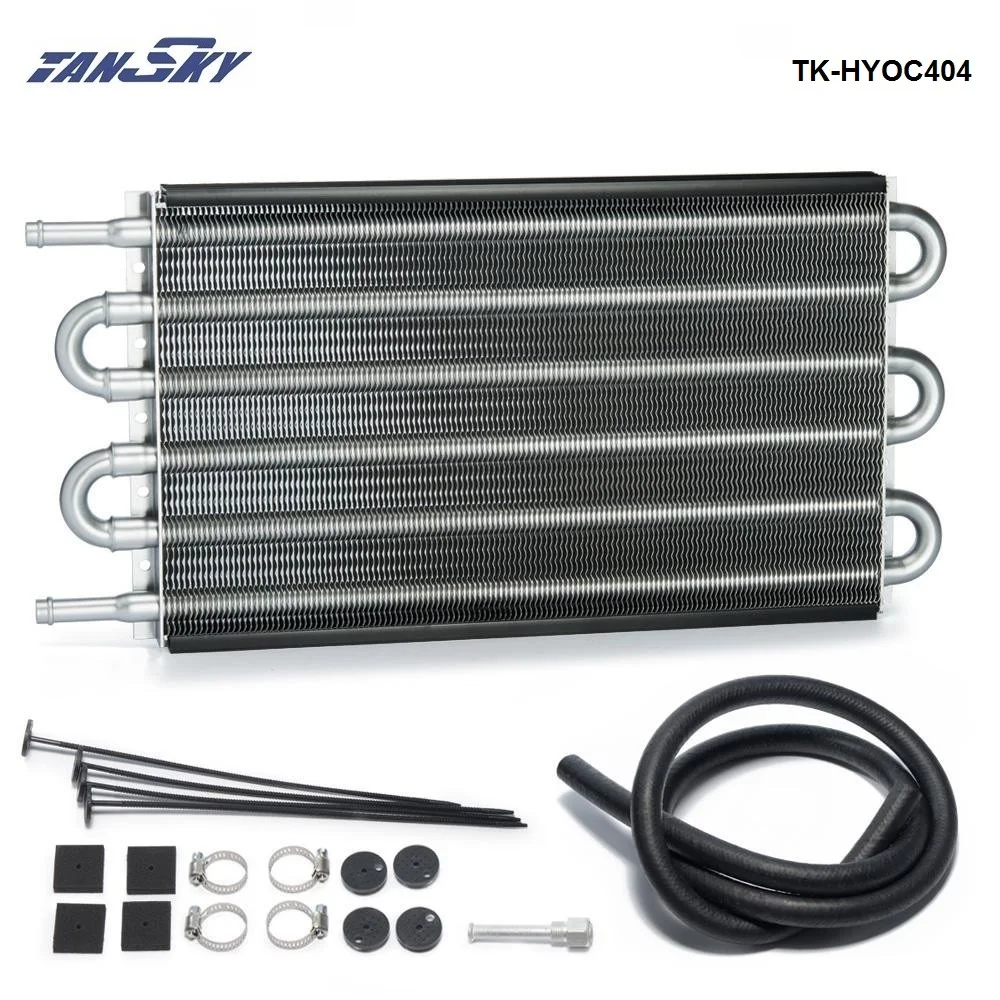 6 Row Aluminum Remote Transmission Oil Cooler/Auto Manual Radiator