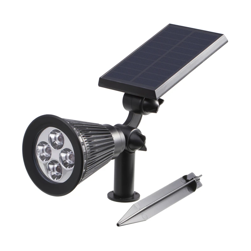 Фонарь Светодиодный настенный на солнечной батарее 4/7 светодиодов IP65|light for
