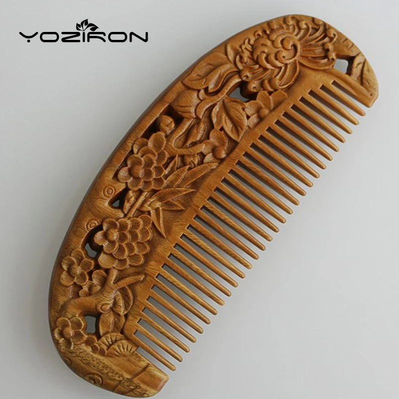 Yoziron без СТАТИЧЕСКИЕ ВЫСОКОЙ Стандартный двухсторонний гравировка гребень из