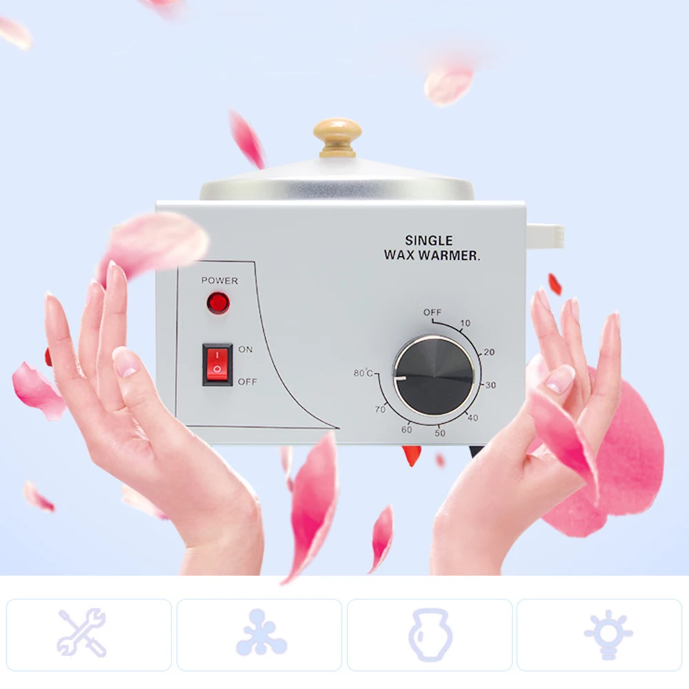 Wax Warmer Epilator Single Pot Depilatory Wax Machine Paraffin Wax
