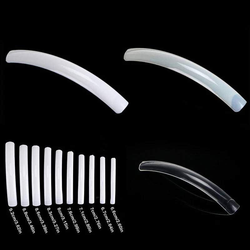 10+10pcs Extra Long Curve False Nail Tips UV Gel Nails Art DIY Beauty Manicure | Красота и здоровье