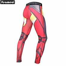 Женские леггинсы с 3D принтом Капитан Америка Железный человек компрессионные брюки для спортивные женские обтягивающие леггинсы брюки женские