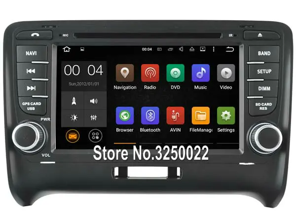 

Android 9.0 Car Dvd Navi Player FOR AUDI TT 2006-2014 audio multimedia auto stereo support DVR WIFI DAB OBD all in one
