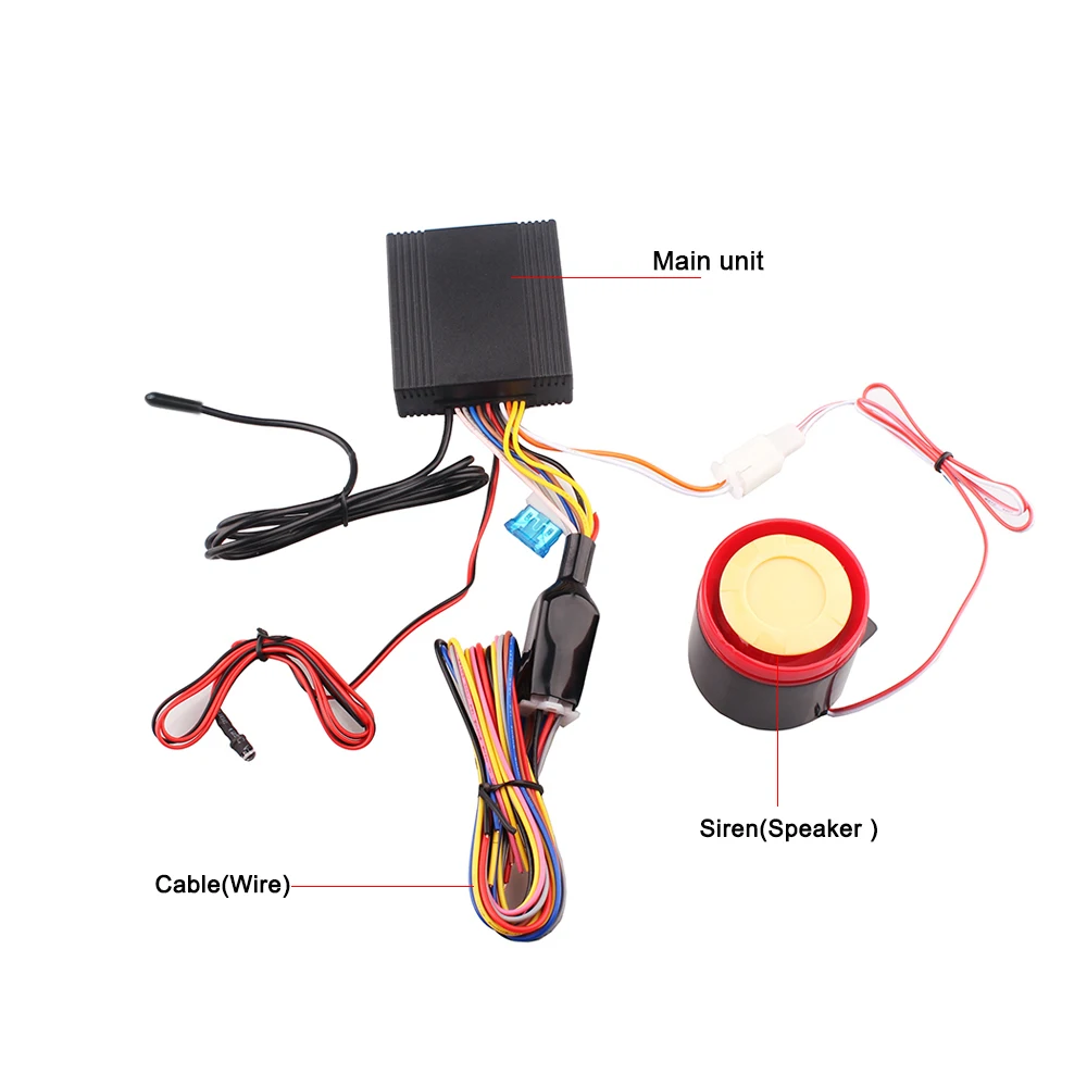 Fodsports Двусторонняя мотоциклетная Противоугонная защита жк-пульт дистанционного управления мотоциклетная сигнализация охранная система