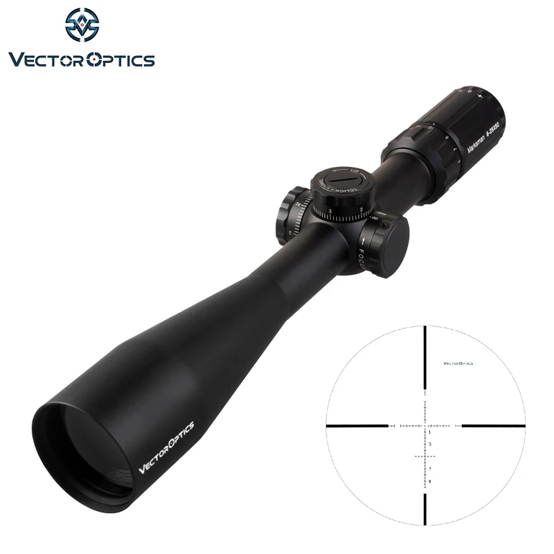 

Vector Optics 6-25x 50mm Side Focus Long Eye Relief Sniper Hunting Real .223 .308 30mm Weaver Mount Riflescope Rifle Scope
