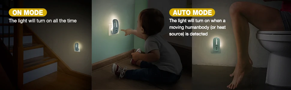 Sensky 110V 220V AC тела инфракрасный датчик движения из pir светодиодный Ночной светильник с светильник Сенсор для детской спальни светодиодные лампы