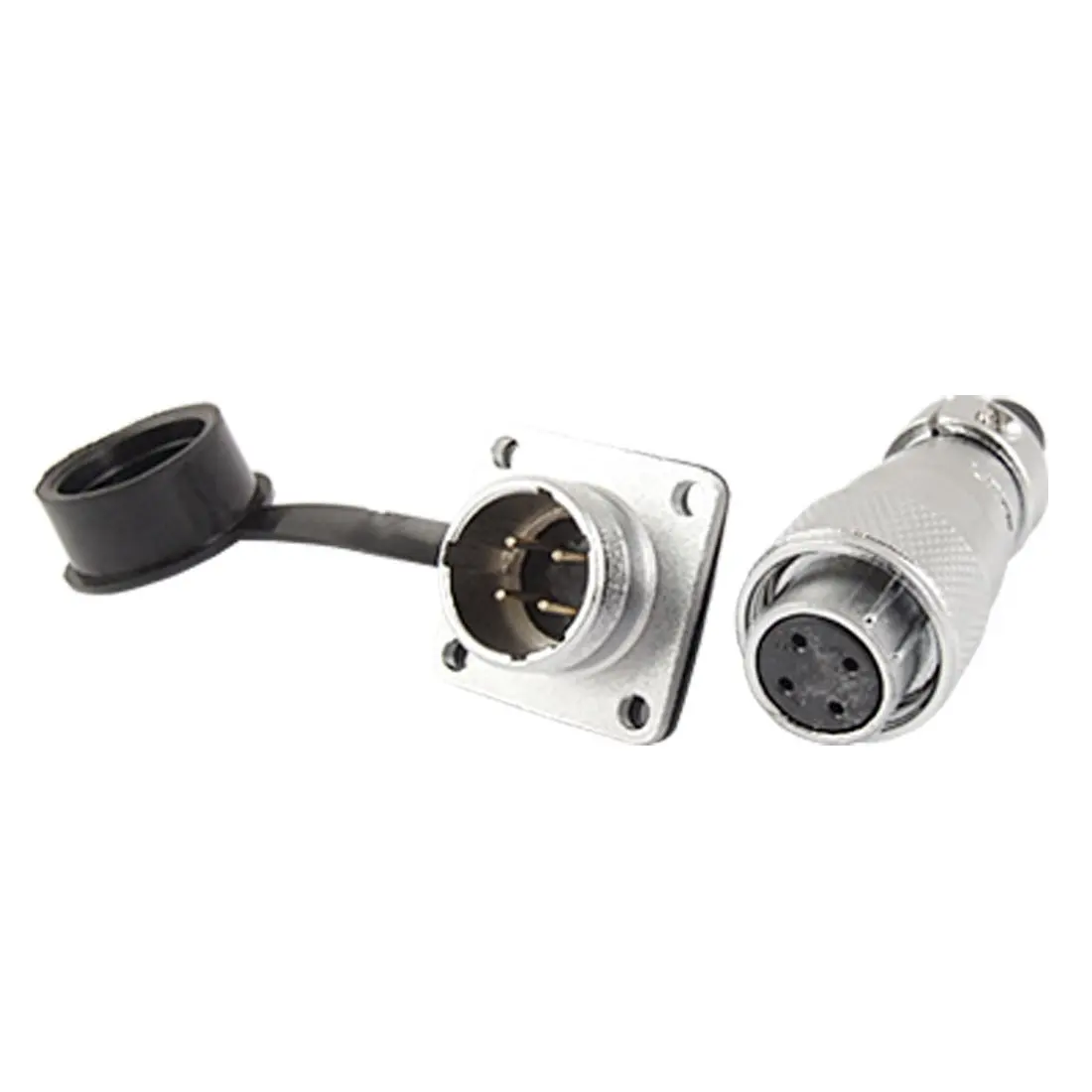 4 Pin Waterproof Electrical Deck Plug Circular Connector AC 250V 15Ain