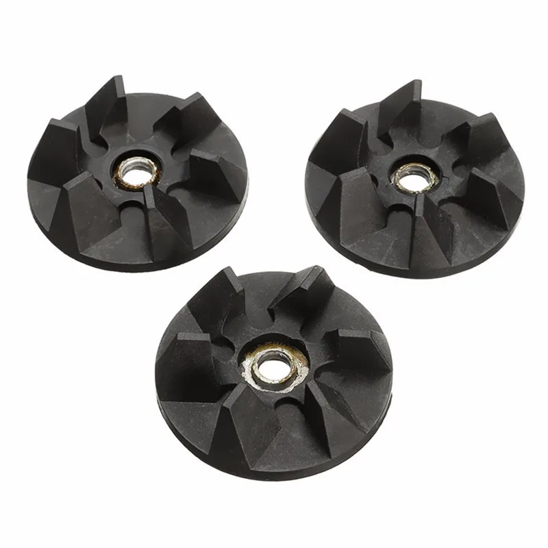  Durable Quality 3PCS 38mm Black Replacement Part Rubber Gear Clutch Reverse Threaded Blender Drive Easy To Install 