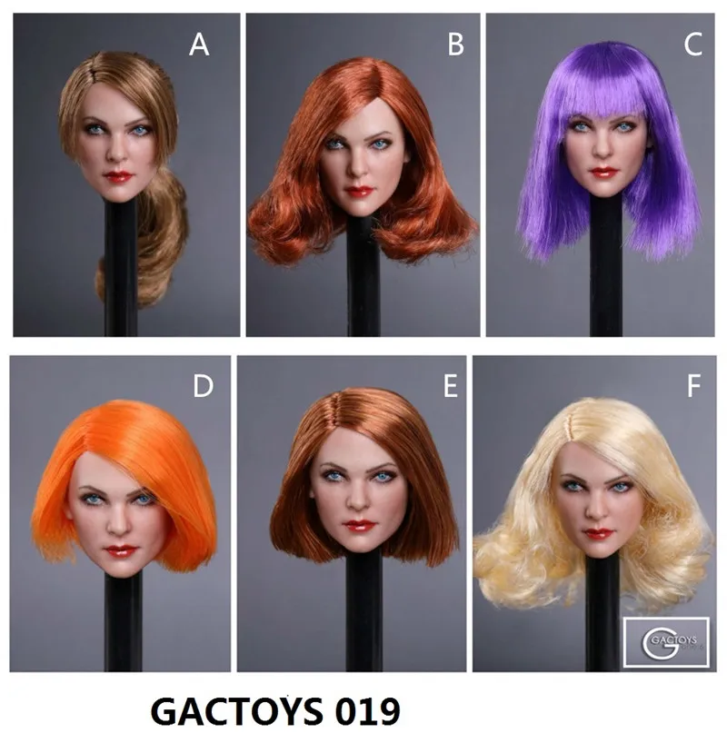 

GC019 1/6 Female Head sculpt European beauty Head Sculpt Gina Lollobrigida Head Carving Toy