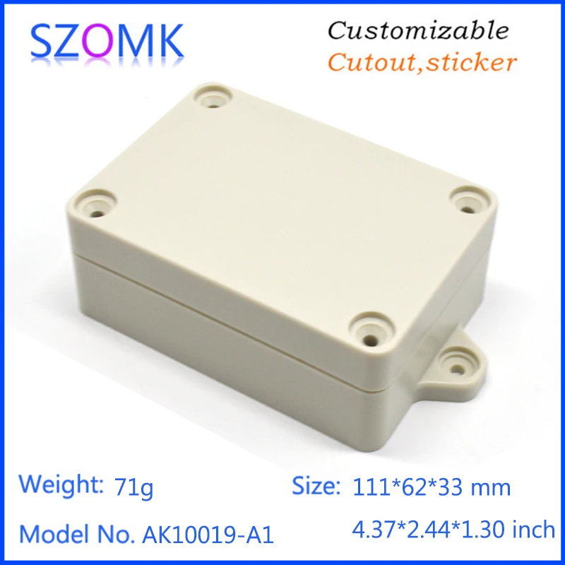 szomk waterproof plastic enclosure for electronics plastic case small instrument housing junction box customizable equipment enclosure IP68 waterpr housing  (11)