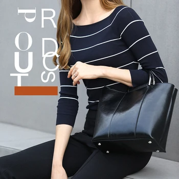 

High Quality Genuine Leather Ladies Bucket Women Bag Shoulder Bags Solid Big Women Messenger Bags Luxury Large Capacity Tote