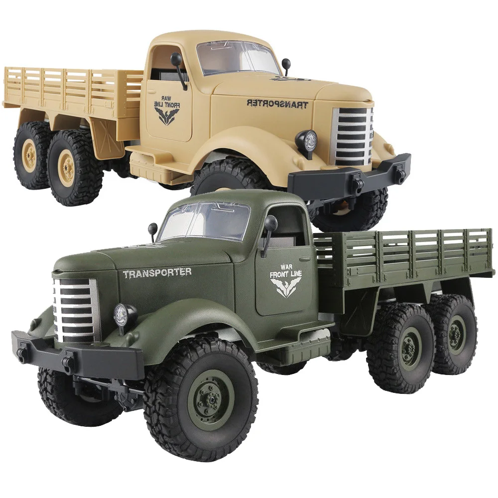 

high quality Military Truck Car Toy RC 1:16 2.4G Remote Control 6WD Tracked Off-Road Military Truck Car Toy