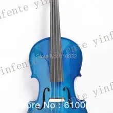 Синий цвет 4/4 4 строка электроакустической Скрипки твердой древесины хороший звук