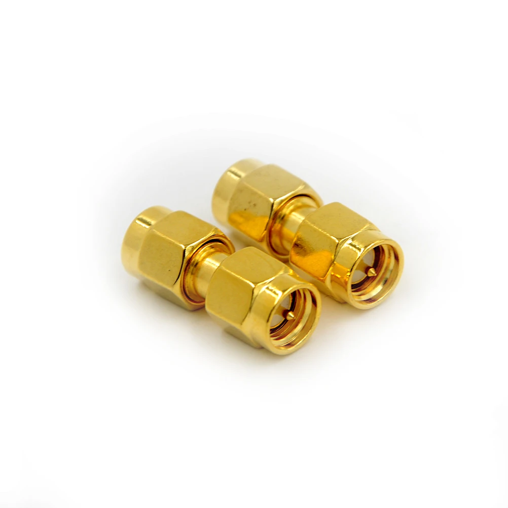 ZLinKJ 2x SMA Male к Plug in series RF коаксиальный адаптер Коннектор|Соединители| |